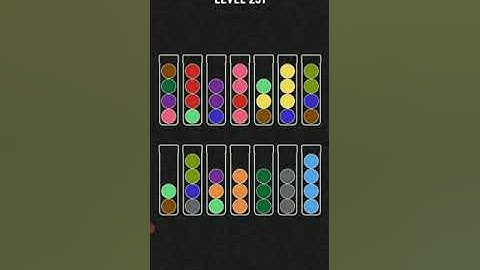 Ball sort puzzle level 231