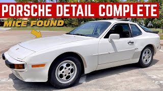 The $500 Porsche 944 Detailing TRANSFORMATION Is COMPLETE *Mice Found*