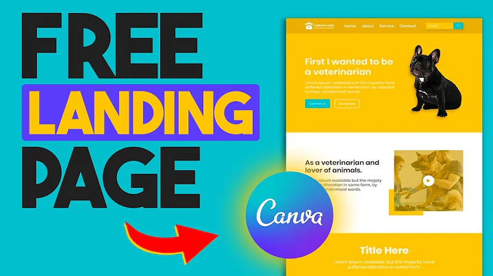 Design Your Stunning Landing Page with Canva - Free Tutorial