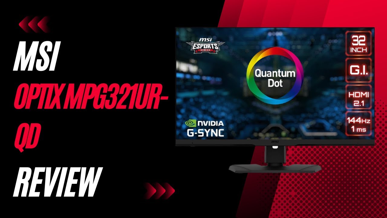 MSI Optix MPG321UR-QD: The Ultimate Gaming Monitor? | Review - YouTube