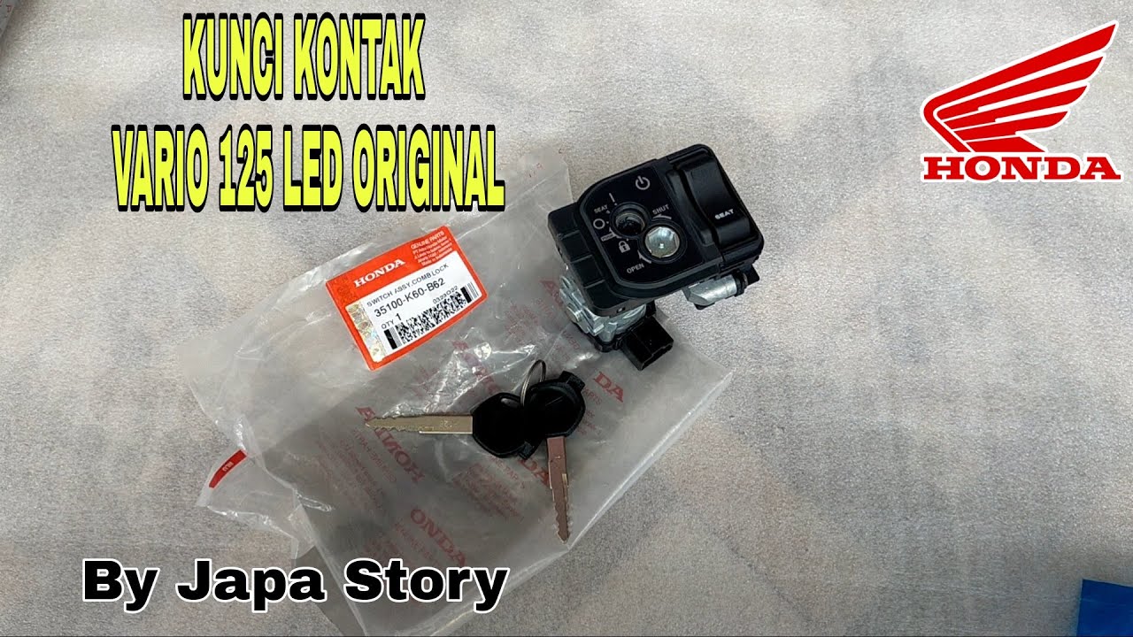 35100K60B62 KUNCI KONTAK VARIO 125 LED Kunci Kontak Vario 125 eSP Kontak Vario 150 eSP By Japa Story