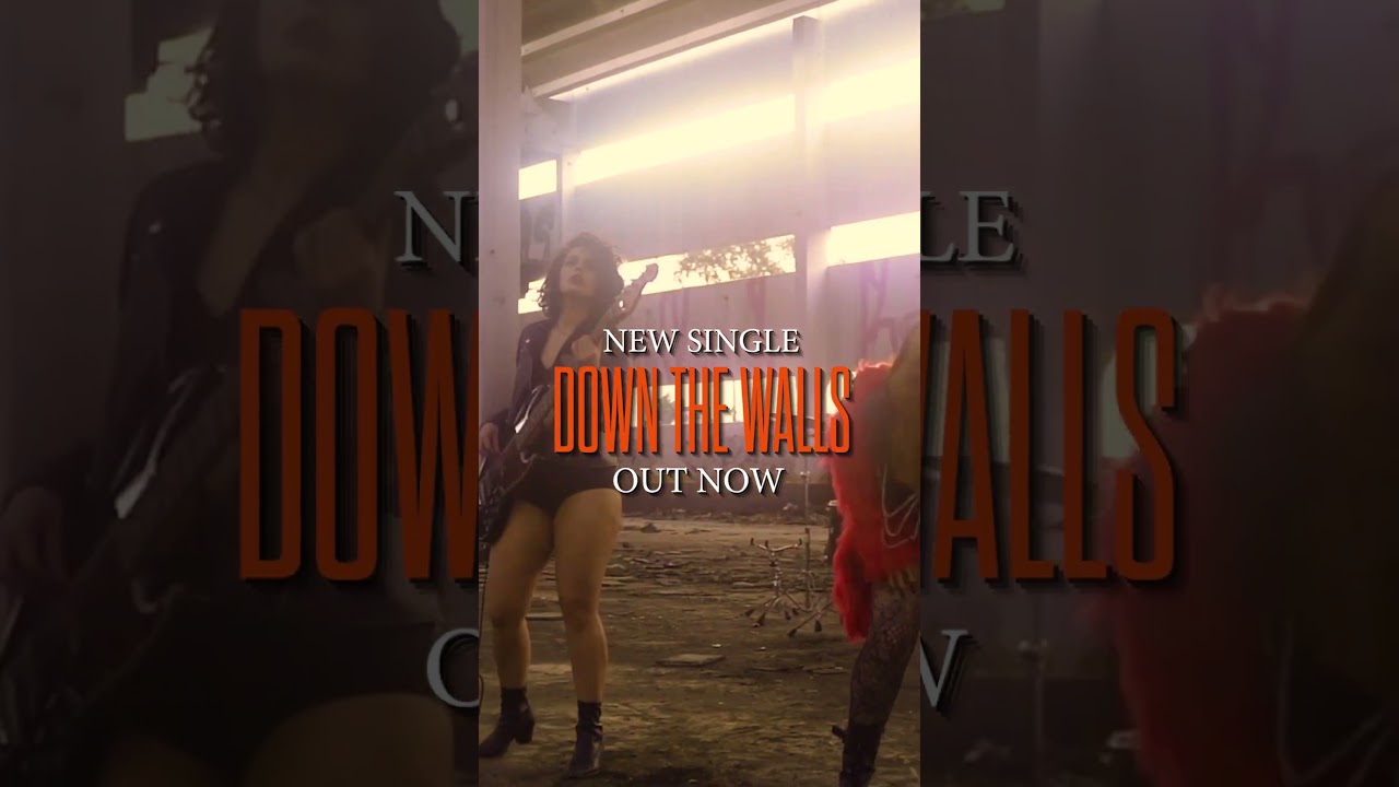 Brazilian, women-led rock sensation MALVADA are back with new single and video “Down The Walls”.