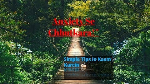 Agar tension zyada ho rahi hai… ye 1 trick zaroor try karo! ✨