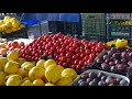 Турецкий базар в Анталии. Декабрь 2021. /Овощи и фрукты в декабре/ Дешевый базар в Анталии