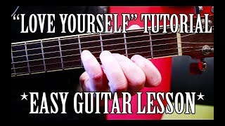 How to Play "Love Yourself (Interlude)" by XXXTentacion on Guitar *EASIEST WAY* chords