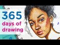 How I Got BETTER at Drawing 【1 YEAR JOURNEY】