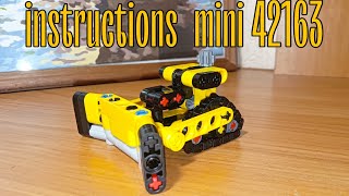 how to make Lego technic mini 42163 ||как сделать мини 42163 из лего техник