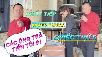 Bác Khách Đòi Cát-Xê Sau Khi Hát Thử Mixer Dynacord PM600 | Tặng Luôn Micro Có Dây Chuyên Hát Văn