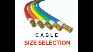 Cable Size Selection screenshot 4