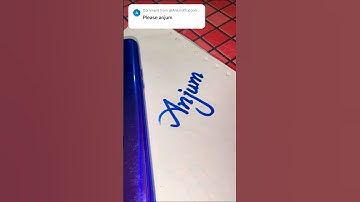 “Anjum” #name #calligraphy #shorts #trending #viral #youtubeshorts #video #foryou #love #status #art