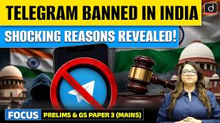 Telegram Ban Explained | Telegram Blocked Ahead of NEET Re-Exam | Latest Update| Drishti IAS English