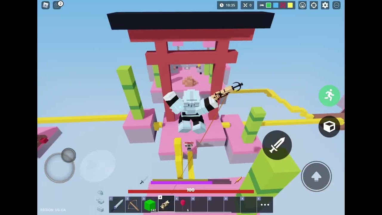 Barbarian + Crossbow + Grapple Hook = Unstoppable (Roblox BedWars) YouTube