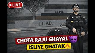 Chota Raju Ghayal 😈 Isliye Ghatak 🔫 | City Boyz vs PD | LLRP GTA RP