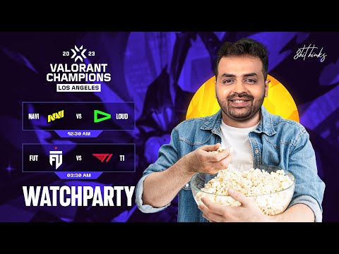T1 vs FUT - VALORANT Champions - Group #VALORANTChampions | Full Watch Party !!!