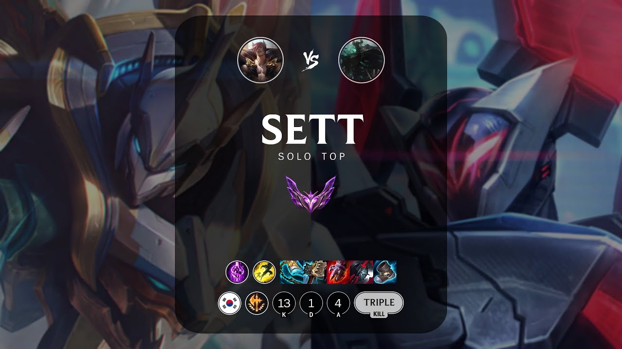 Sett Top vs Mordekaiser - KR Master Patch 14.7