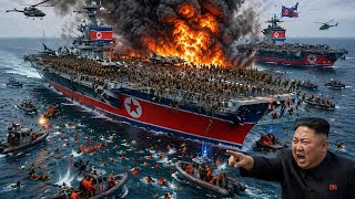 Terrifying! How North Korea's Aircraft Carrier Defended Against US Hypersonic Missiles