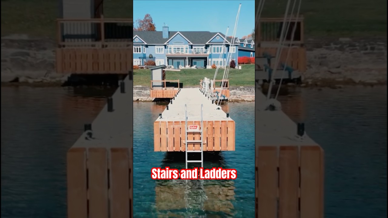 Stairs and Ladders are great additions to your Dock 