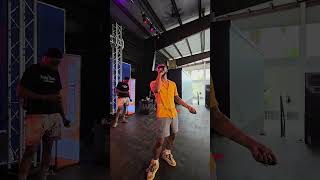 Dexta daps doing sound check in cayman island qyor ,rally banks