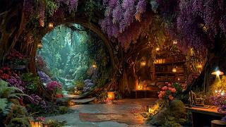 Whimsical Cozy Relaxing Secret Nook Under Tree | Soothes Flute Music & Nature Ambience ✨🍃 screenshot 5