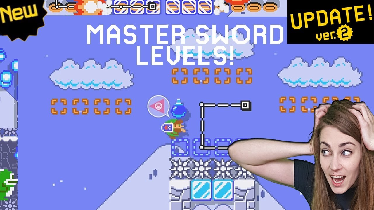 NEW ZELDA LEVELS! - UPDATE 2 - SUPER MARIO MAKER 2 - YouTube