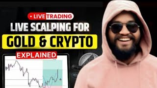 Live Gold Crypto And Bitcoin Scalping Trading Mar25 @TSR #goldtrading #cryptotrading #bitcointrading