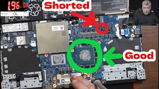 Shorted MOSFET but GPU STILL GOOD ??? Lenovo Legion 5 dead, a mysterious case