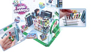 [ASMR] I Built Miniature Convenience Store - Mini Brands