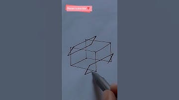 3d cubes drawing || How to draw 3d #3ddrawing #creativity #shortsfeed #youtube