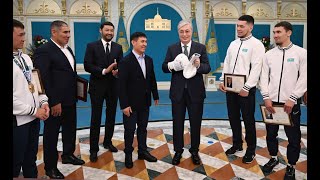 Президент бокстан әлем чемпионатының жүлдегерлерін қабылдады