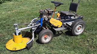 A lazy mower or a HOMEMADE rotary mower.