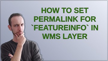 How to set permalink for `featureInfo` in WMS layer