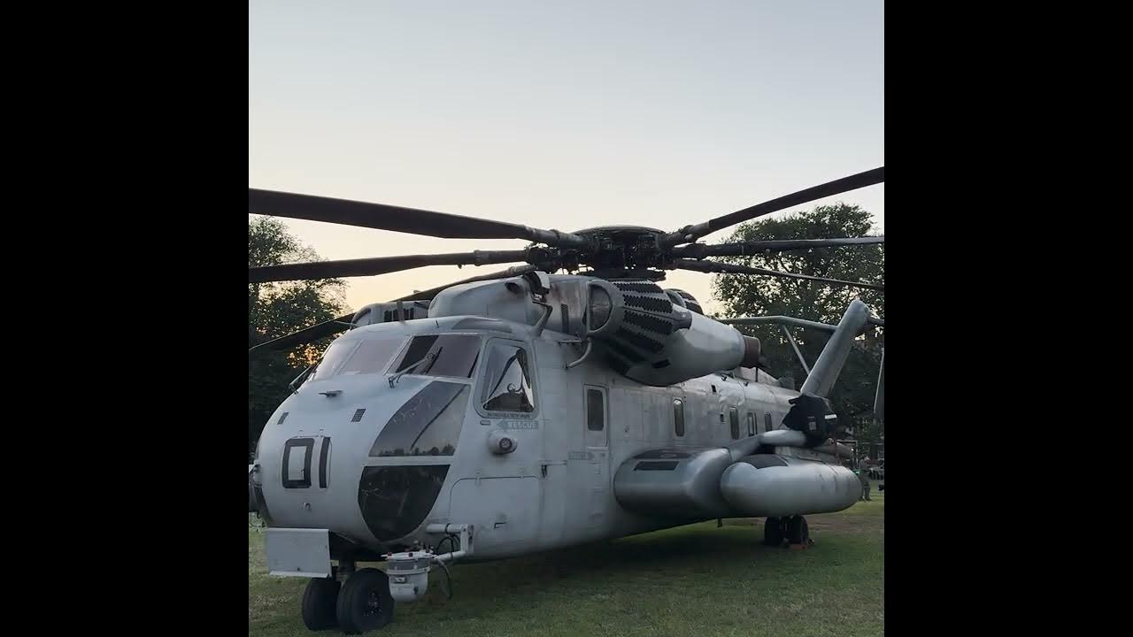 Sikorsky CH-53E Super Stallion Helicopter Engine sound US USMC Marine Corps Week Boston 2025