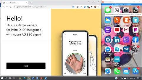 PalmID Sign-in for Azure AD B2C