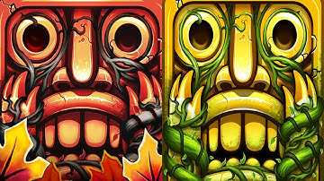 Temple Run 2 Reverse Gameplay - LOST JUNGLE MAP VS FALL JUNGLE MAP