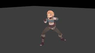 Zelda Fighting Animation