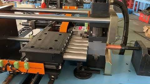 multi station tube end forming machine for copper tubing expanding, reducing, ribbing, chamfering.