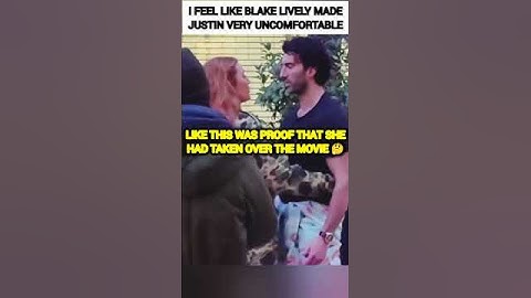 I feel like Blake lively made Justin Baldoni so uncomfortable?!💔🥺 #shorts #trending #movie #sad #fyp
