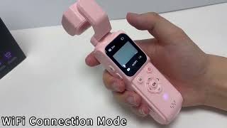 4K Handheld Pocket Vlogging Camera