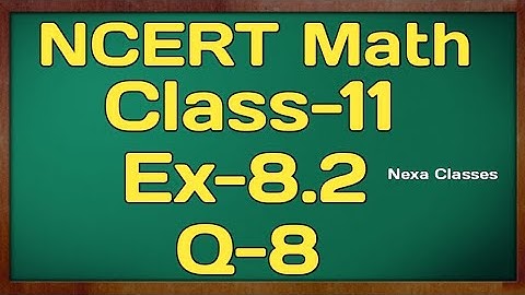 Class 11th Ex-8.2 Q 8 (Binomial Theorem ) Maths CBSE NCERT