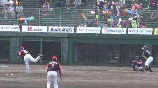 20140506 FD vs ソフトバンク　７回表side　高知市営球場