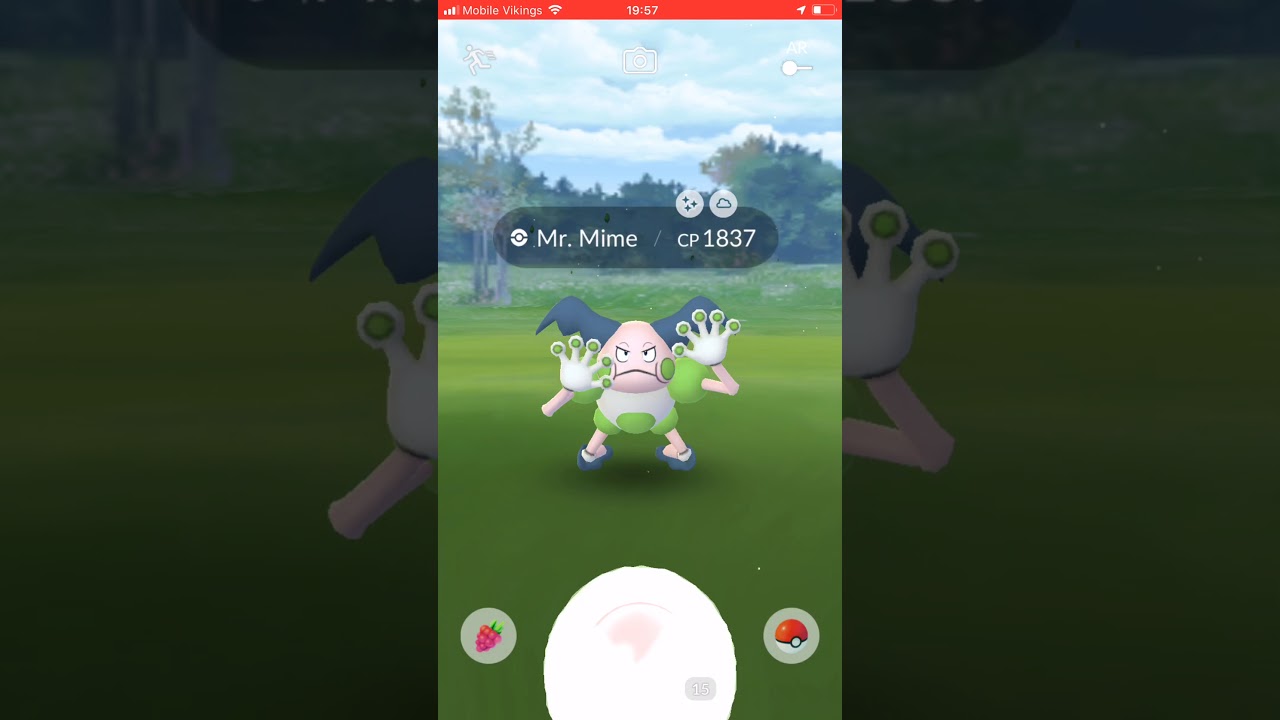 Catching shiny mr mime in Pokemon go🤡 YouTube