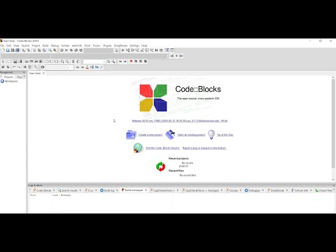 How to Install Codeblocks-20.03 Mingw || Installing Codeblocks with FreeGlut.