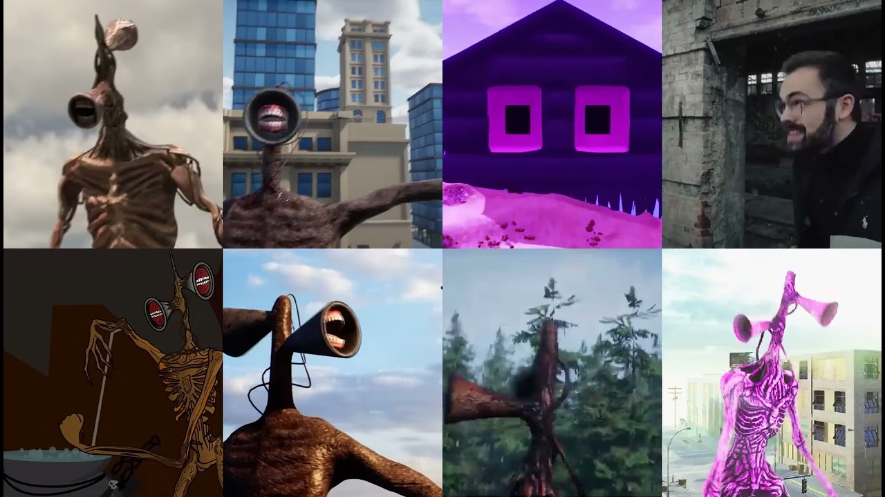 Siren head coffin dance meme scary #sirenhead #coffindance 