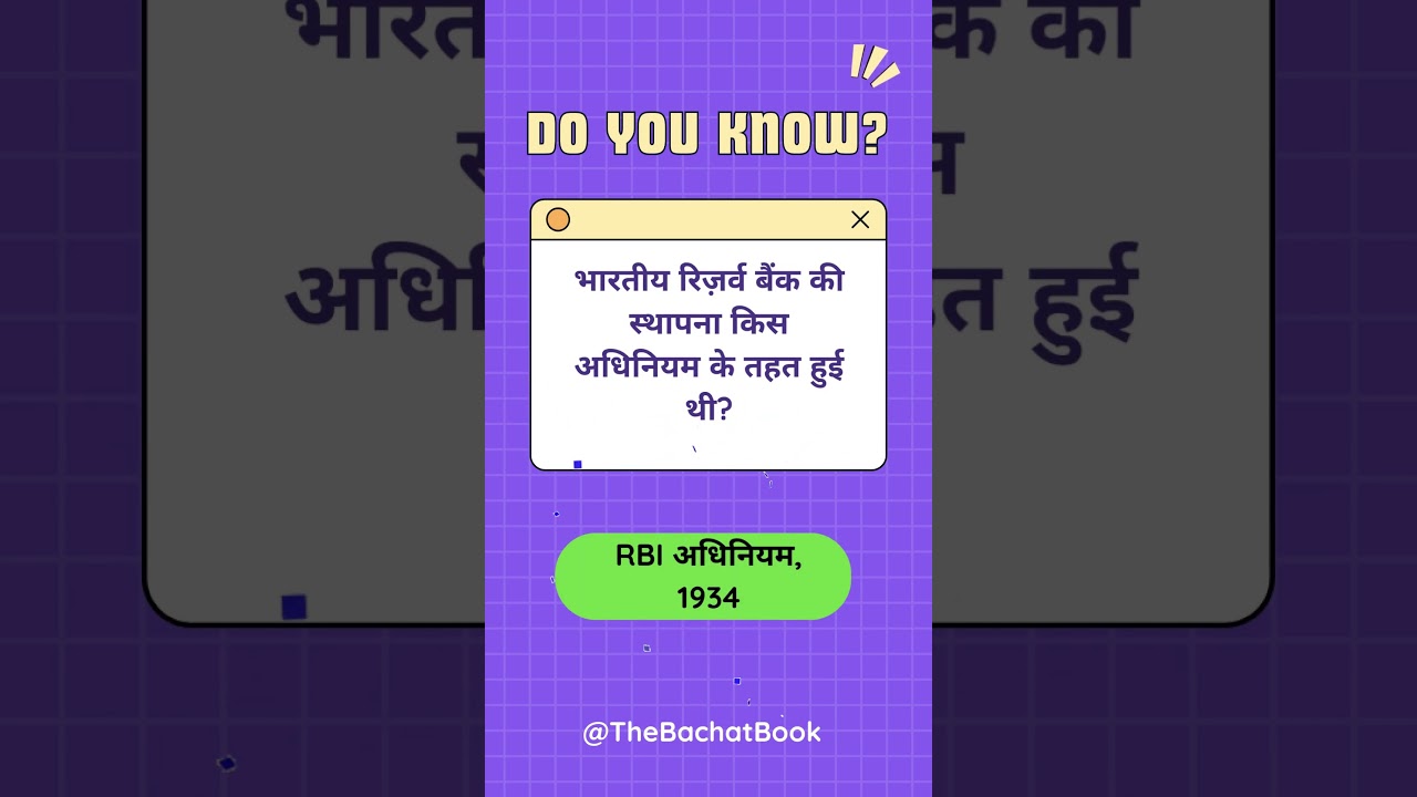 Tracing the Roots of the Reserve Bank of India: Founded under the RBI Act, 1934