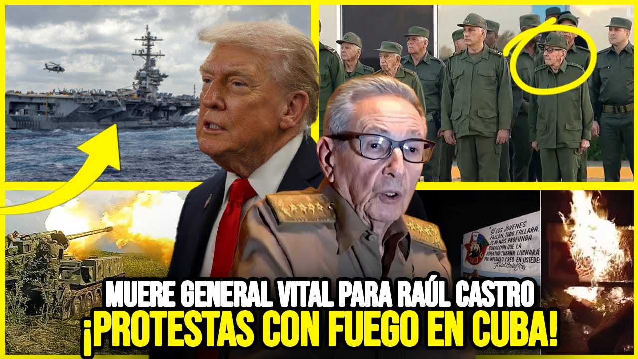 ÚLTIMA HORA🚨 MUERE General de RAÚL CASTRO // USA despliega TROPAS // CUBA en LLAMAS🔥