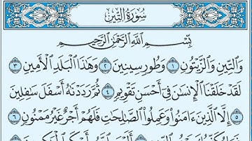سورة التين مكررة 10 مرات - ماهر المعيقلي /Surah Al-teen is repeated 10 times by Maher Al-Moaikli
