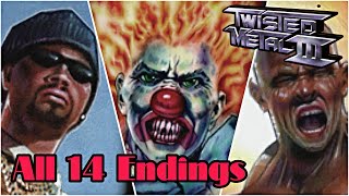Wishes gone wrong in the Twisted Metal 3 Endings l All 14 Ending & Character Information