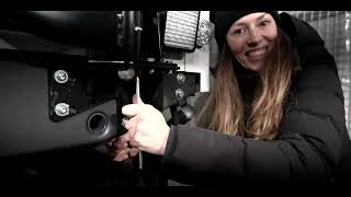 Mounting the ORE4x4 Spare Wheel Carrier to our Defender