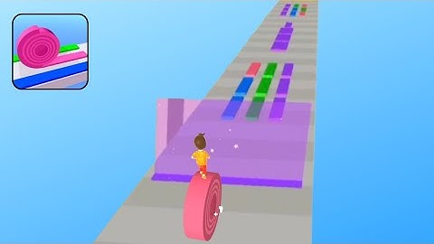 Satisfying Mobile Game LAYER ROLL 3D Top Free Tiktok Gameplay Walkthrough Big Update. 