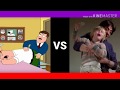 Battle VS - Peter Griffin And Tom Tucker VS Real-Life Kid And Real-Life Father